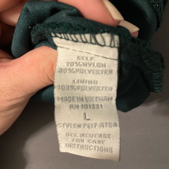 Green sparkly party dress - Picture 6 of 6